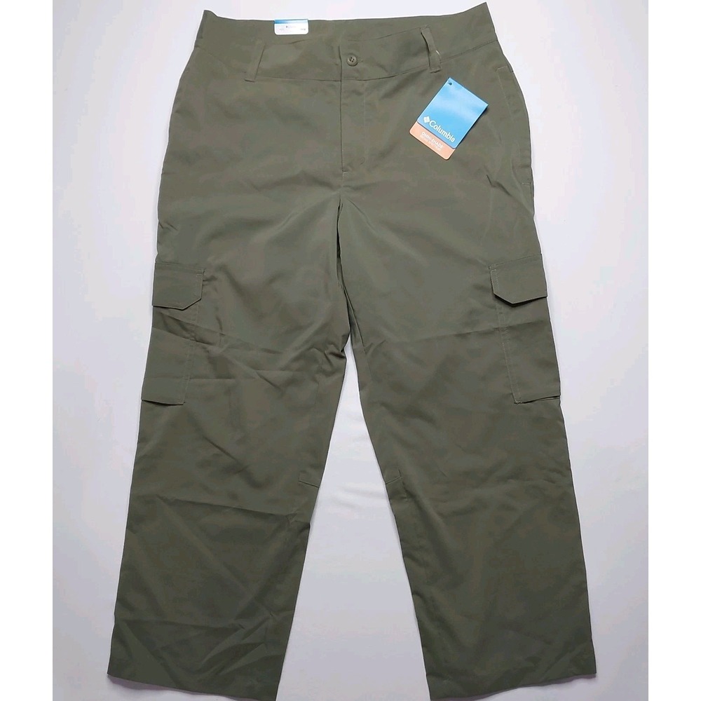 Columbia Silver Ridge Utility Capri‎ Pants Women's 10 Green